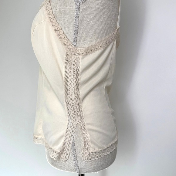 Vintage Cream‎ Lace Inset Cami Small Cream - Picture 4 of 6